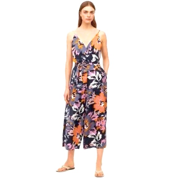 H&M Floral Cropped Jumpsuit - Picture 2 of 6